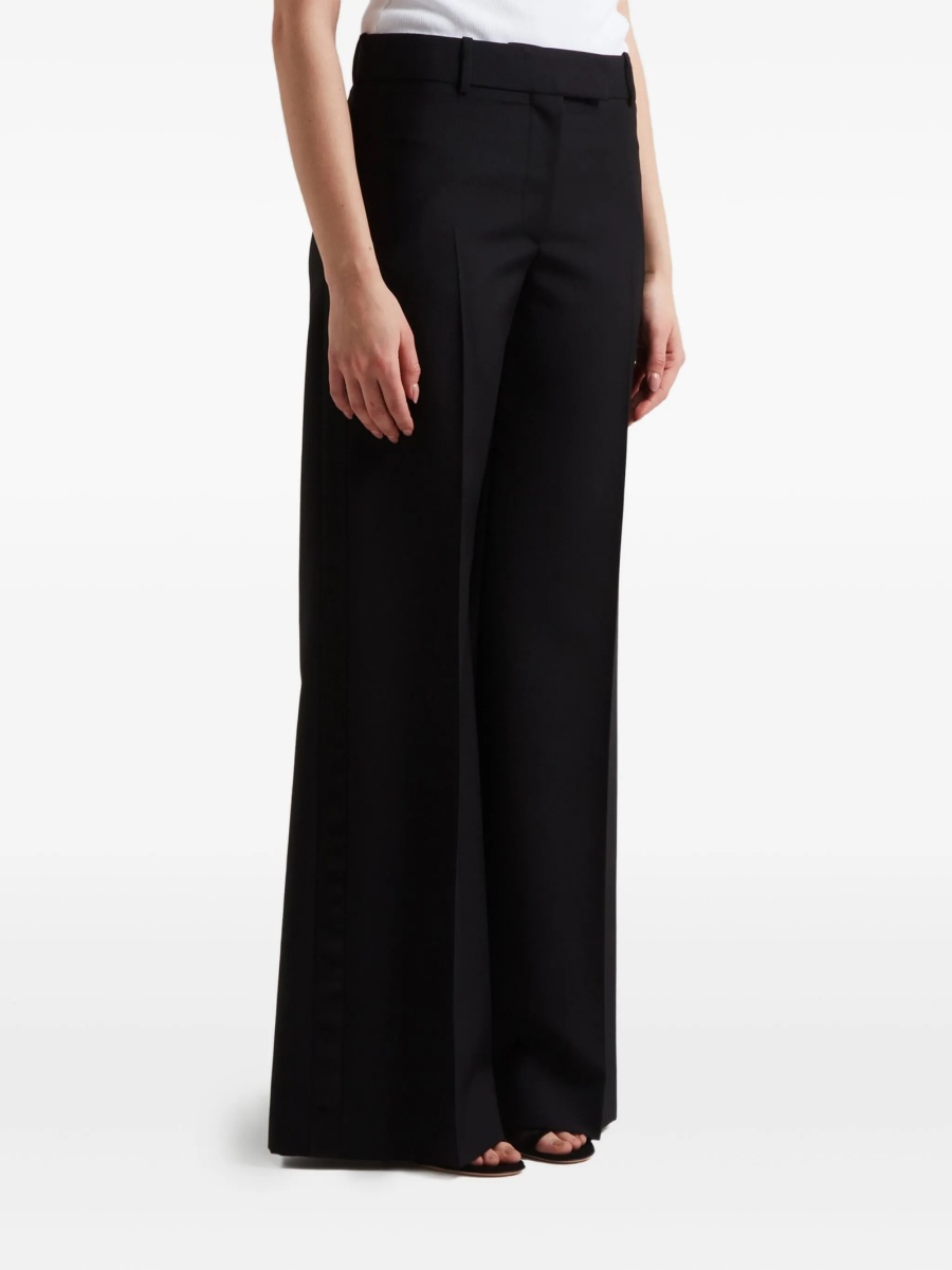 Pantaloni eleganti Alexander McQueen negri - Img 2