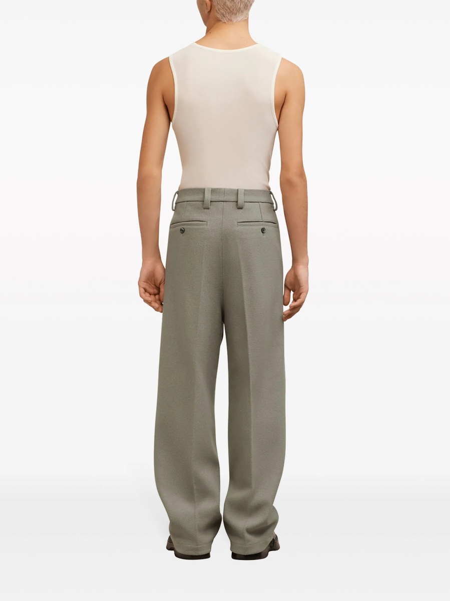 Pantaloni eleganti AMI ALEXANDRE MATTIUSSI neutri - Img 4