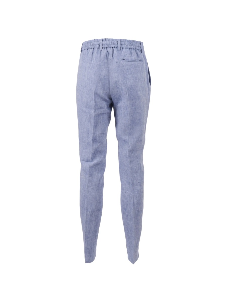Pantaloni eleganti BerWich albastri - Img 2