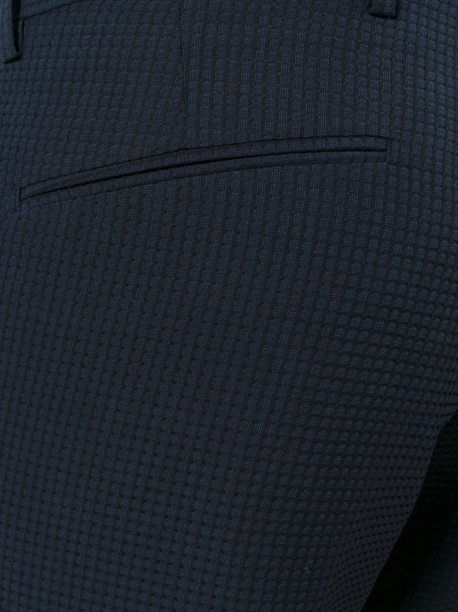 Pantaloni eleganti Briglia albastri din spandex/elastan si lana - Img 5