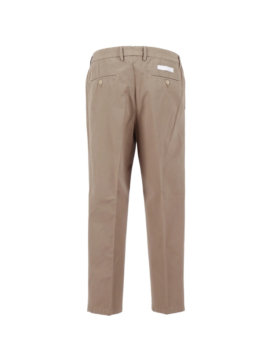 Pantaloni eleganti Briglia neutri din material textil - Img 2