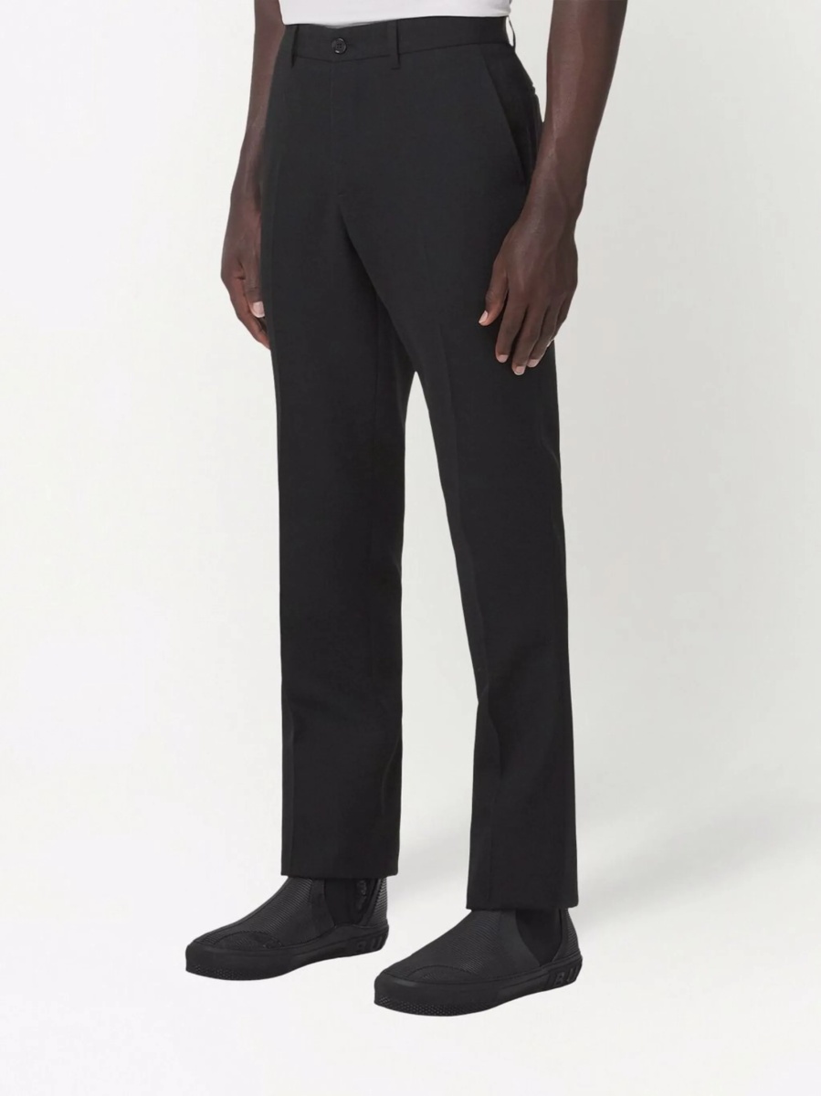 Pantaloni eleganti Burberry negri - Img 3