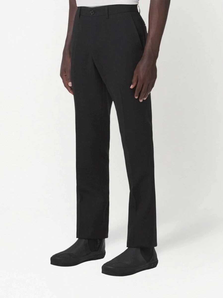 Pantaloni eleganti Burberry negri - Img 3