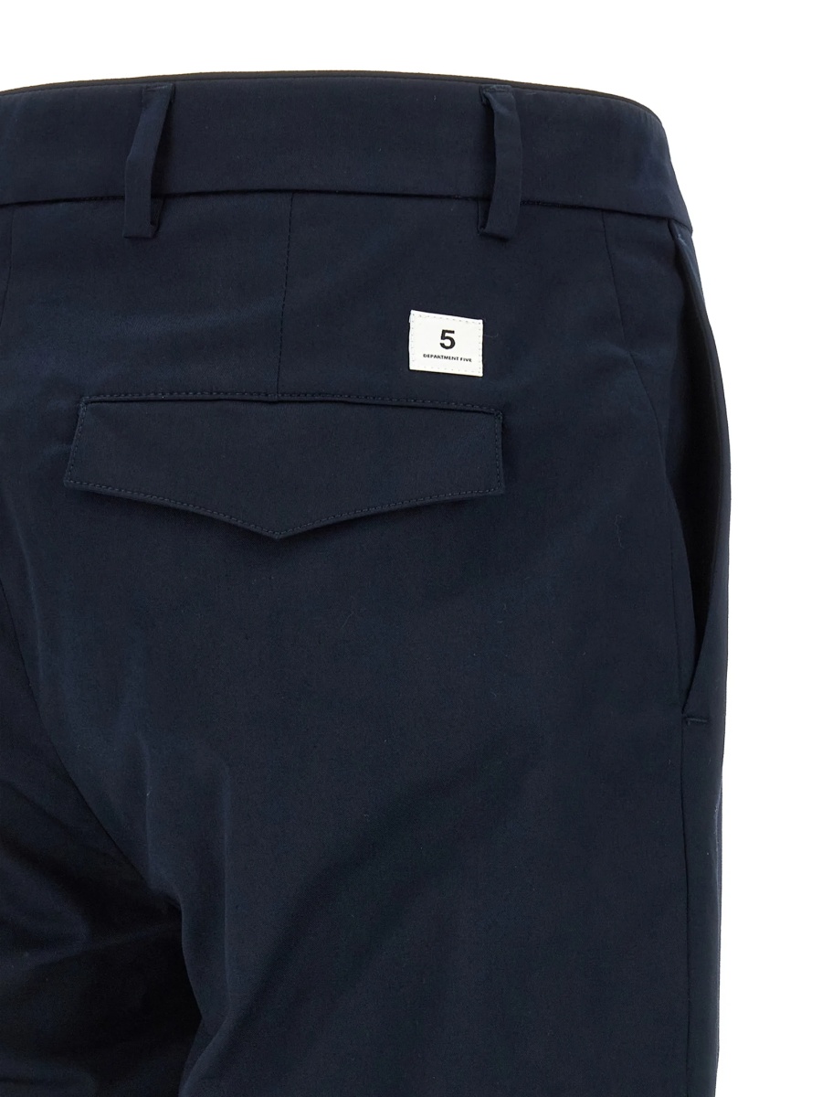 Pantaloni eleganti Department Five albastri - Img 4