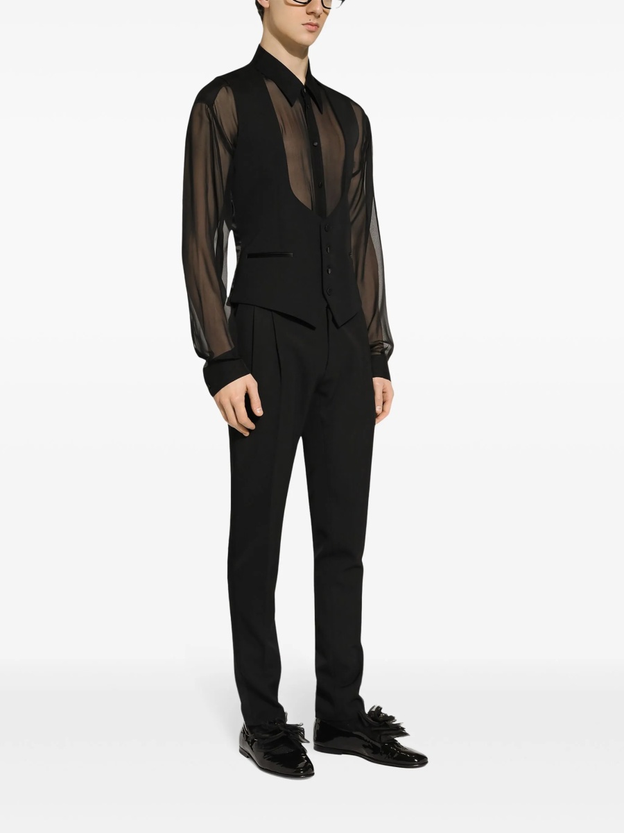 Pantaloni eleganti Dolce &amp; Gabbana negri - Img 3