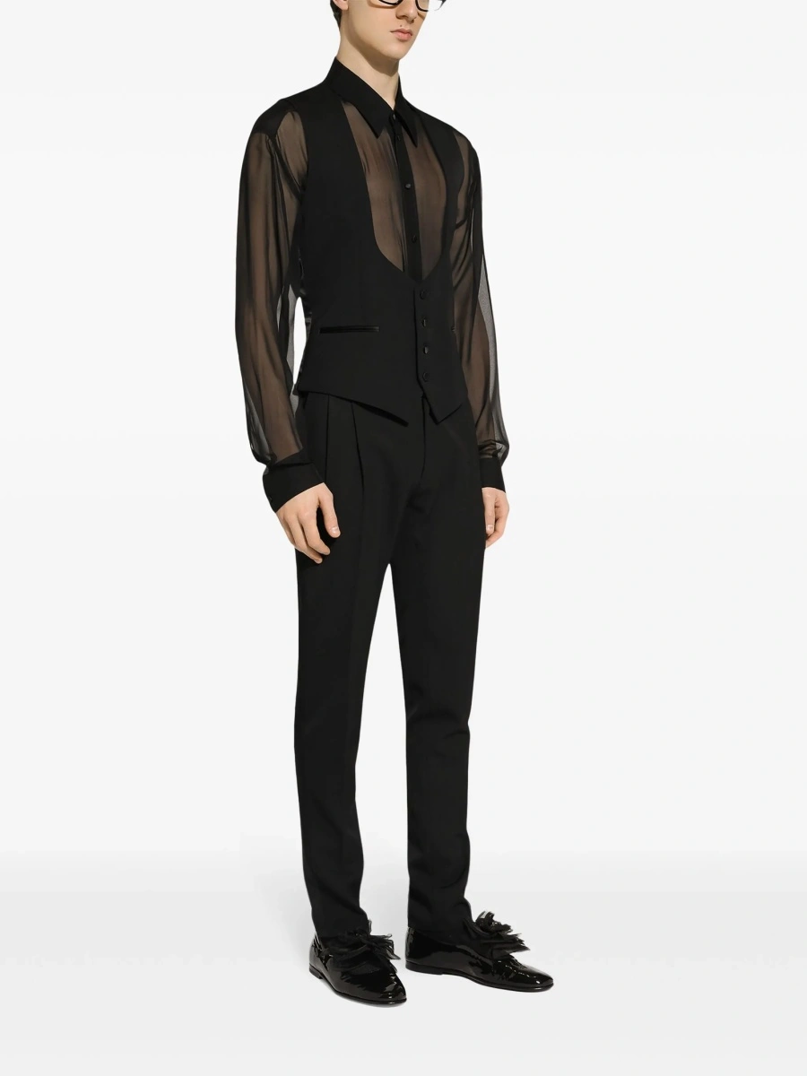 Pantaloni eleganti Dolce &amp; Gabbana negri - Img 3