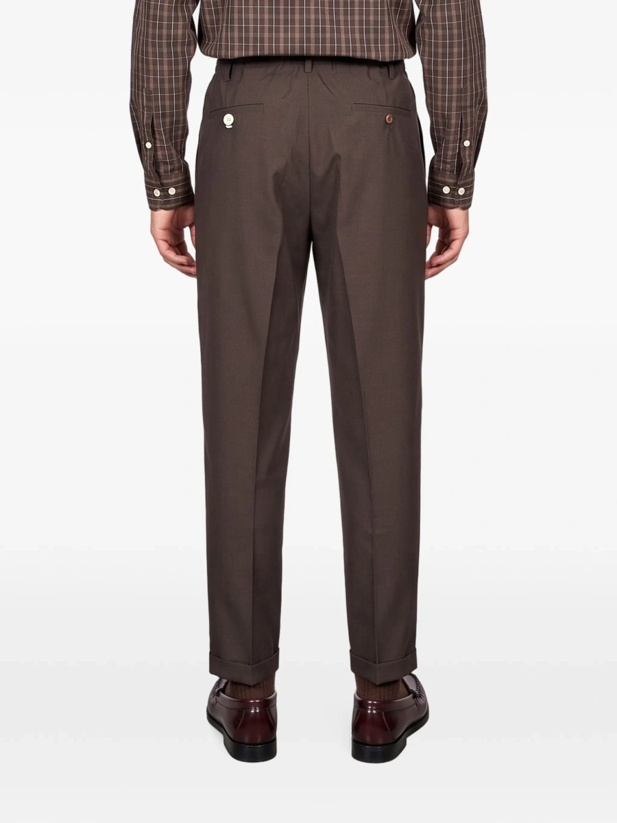 Pantaloni eleganti MAGLIANO maro - Img 4