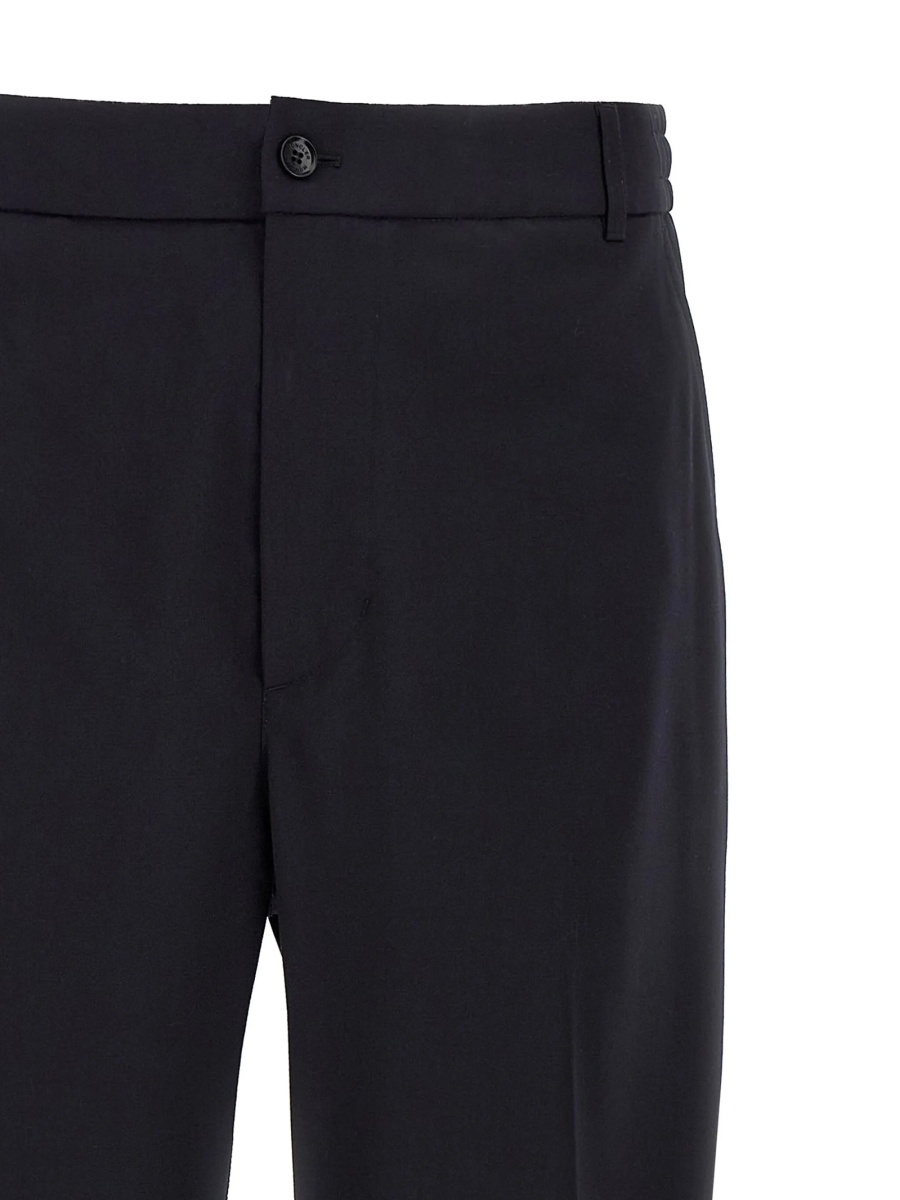 Pantaloni eleganti Moncler albastri - Img 3