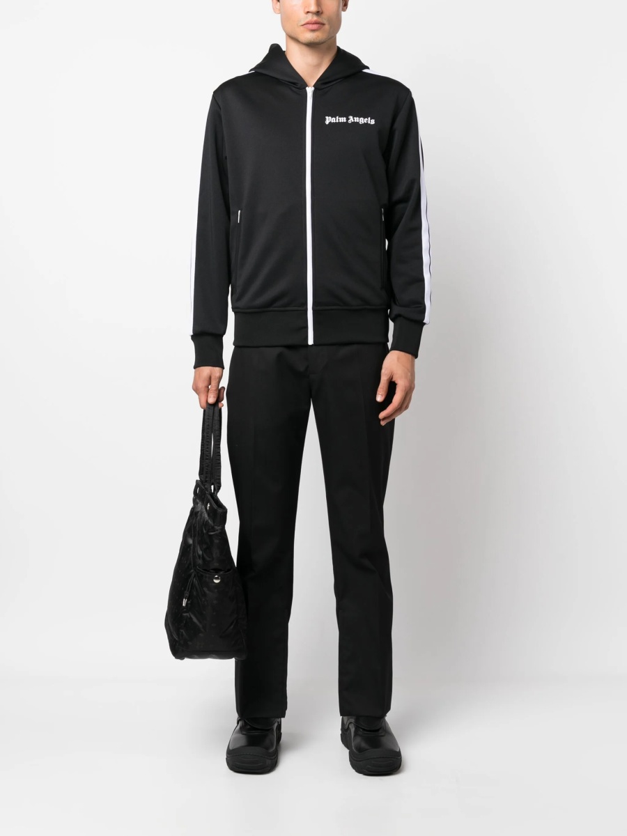 Pantaloni eleganti Off-White negri din lana - Img 2