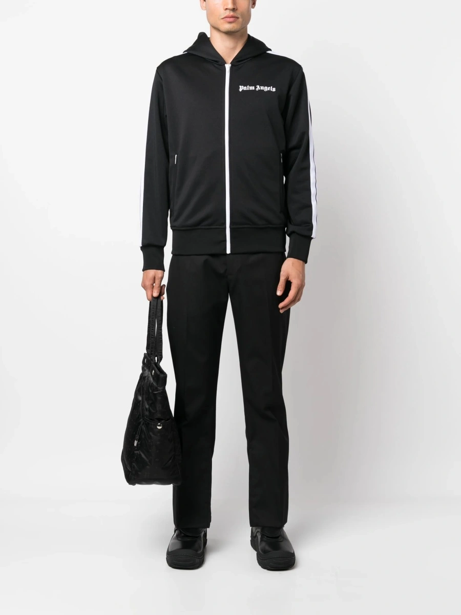 Pantaloni eleganti Off-White negri din lana - Img 2