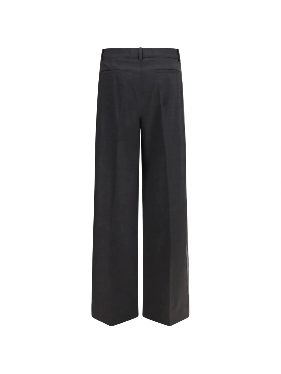 Pantaloni eleganti P.A.R.O.S.H. gri - Img 2