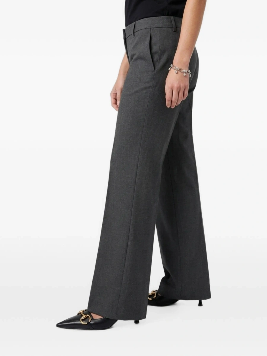 Pantaloni eleganti SUTTON NEW YORK gri din polyester si elastan - Img 2