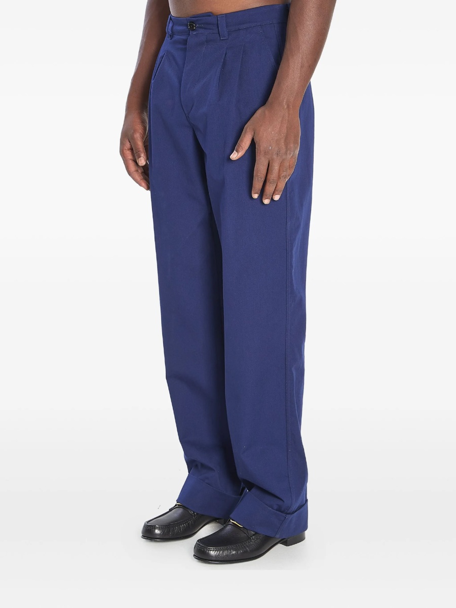 Pantaloni eleganti Valentino Garavani albastri - Img 3