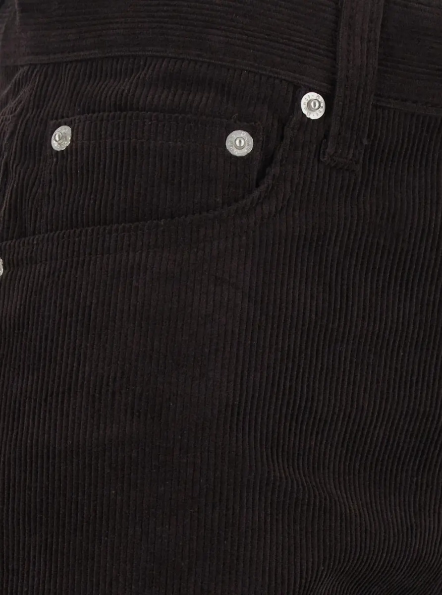 Pantaloni ESSENTIAL STRAIGHT CORDUROY JEANS with high waist and cotton fabric in brown for men - Img 2