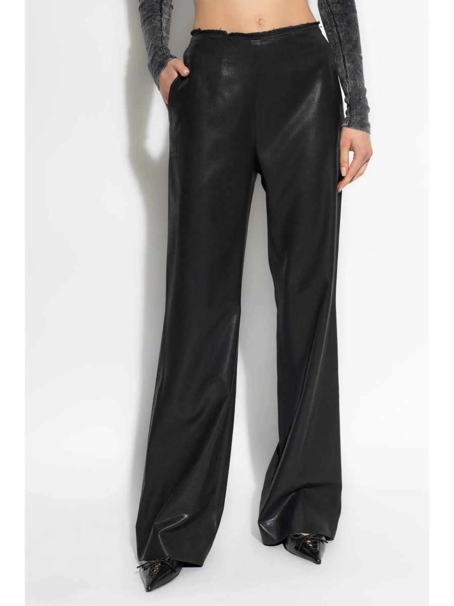 Pantaloni evazati Diesel negri - Img 3