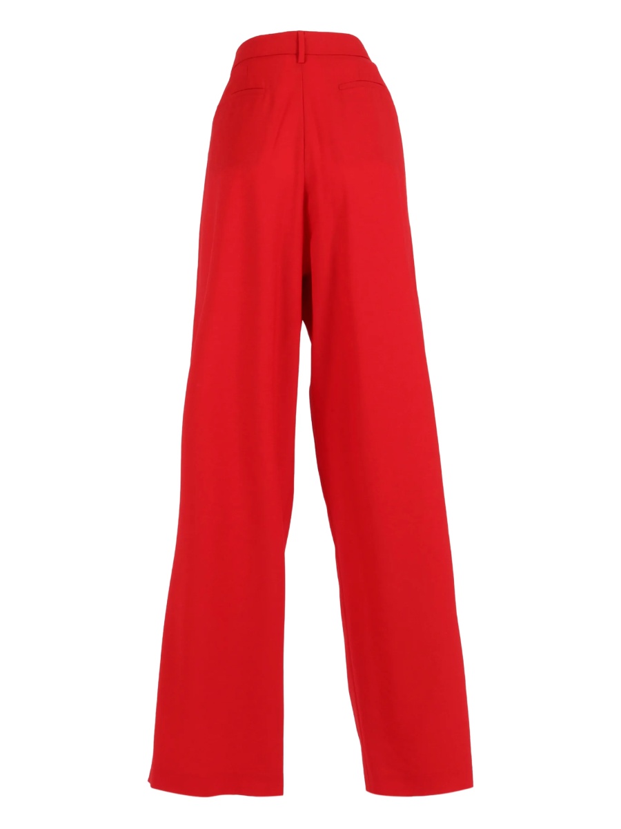 Pantaloni evazati Fabiana Filippi rosii - Img 2