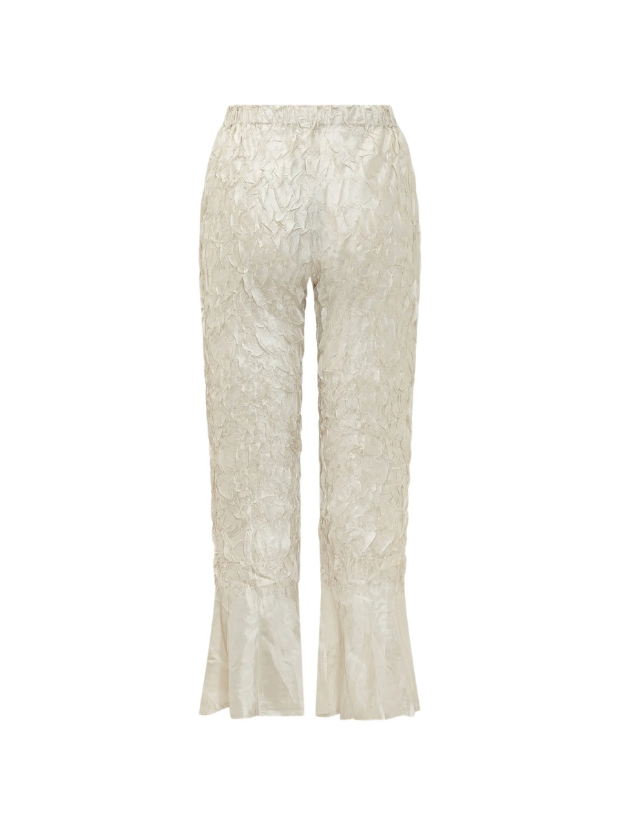 Pantaloni evazati GONGDID DESIGN neutri - Img 2