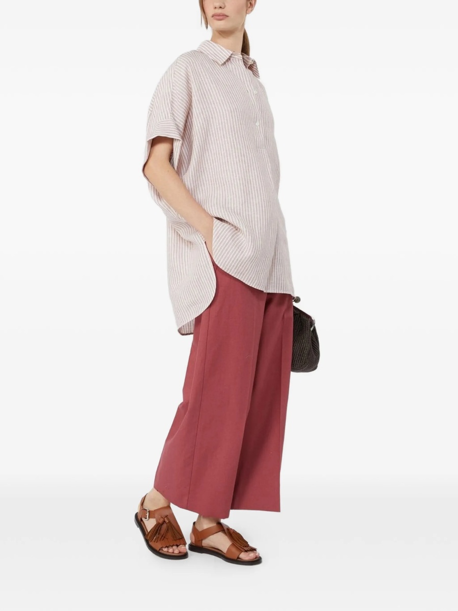 Pantaloni evazati Max Mara roz - Img 2