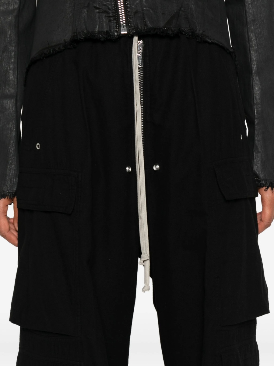Pantaloni evazati Rick Owens negri - Img 5