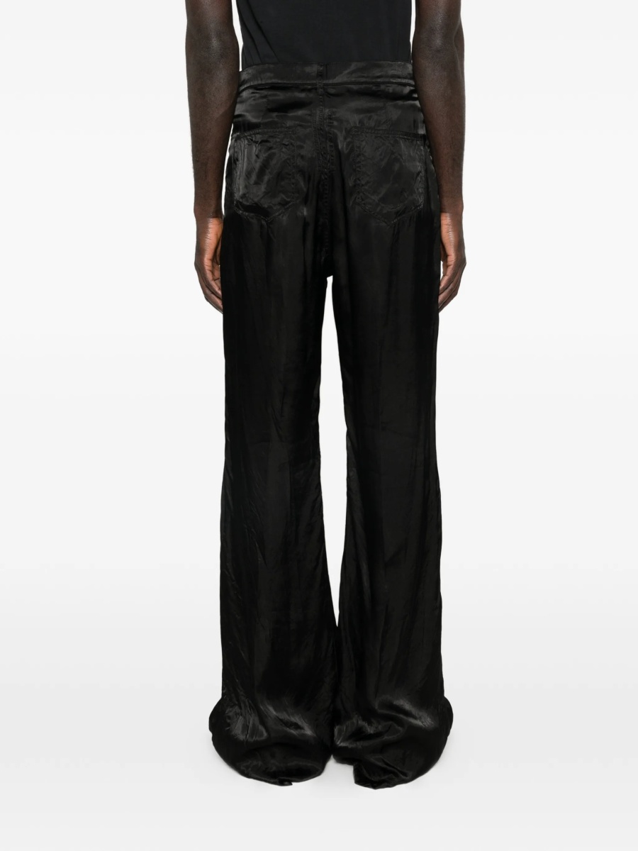 Pantaloni evazati Rick Owens negri - Img 4
