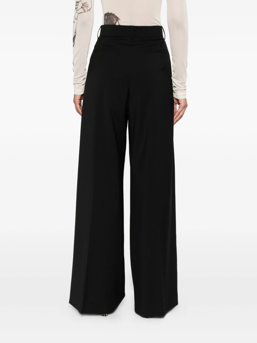 Pantaloni evazati SPORTMAX negri - Img 4