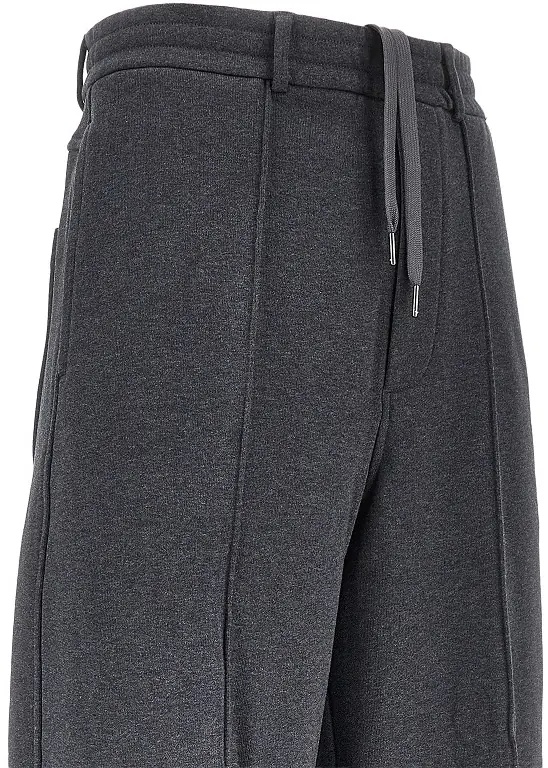 Pantaloni French terry straight leg pants - Img 2