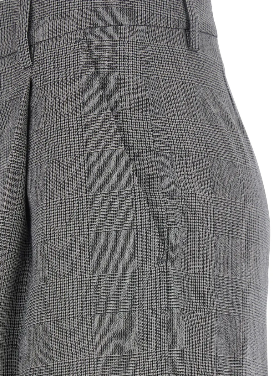 Pantaloni Golden Goose gri din lana - Img 3
