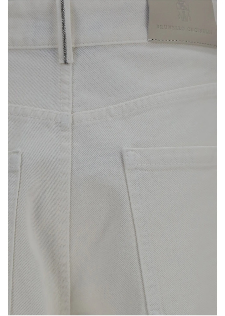 Pantaloni High-Rise Palazzo Jeans - Img 3