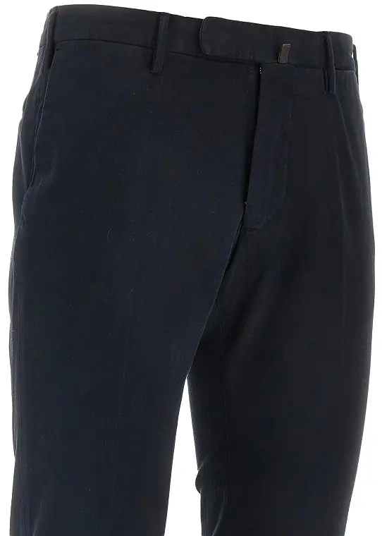 Pantaloni Incotex albastri din bumbac - Img 2