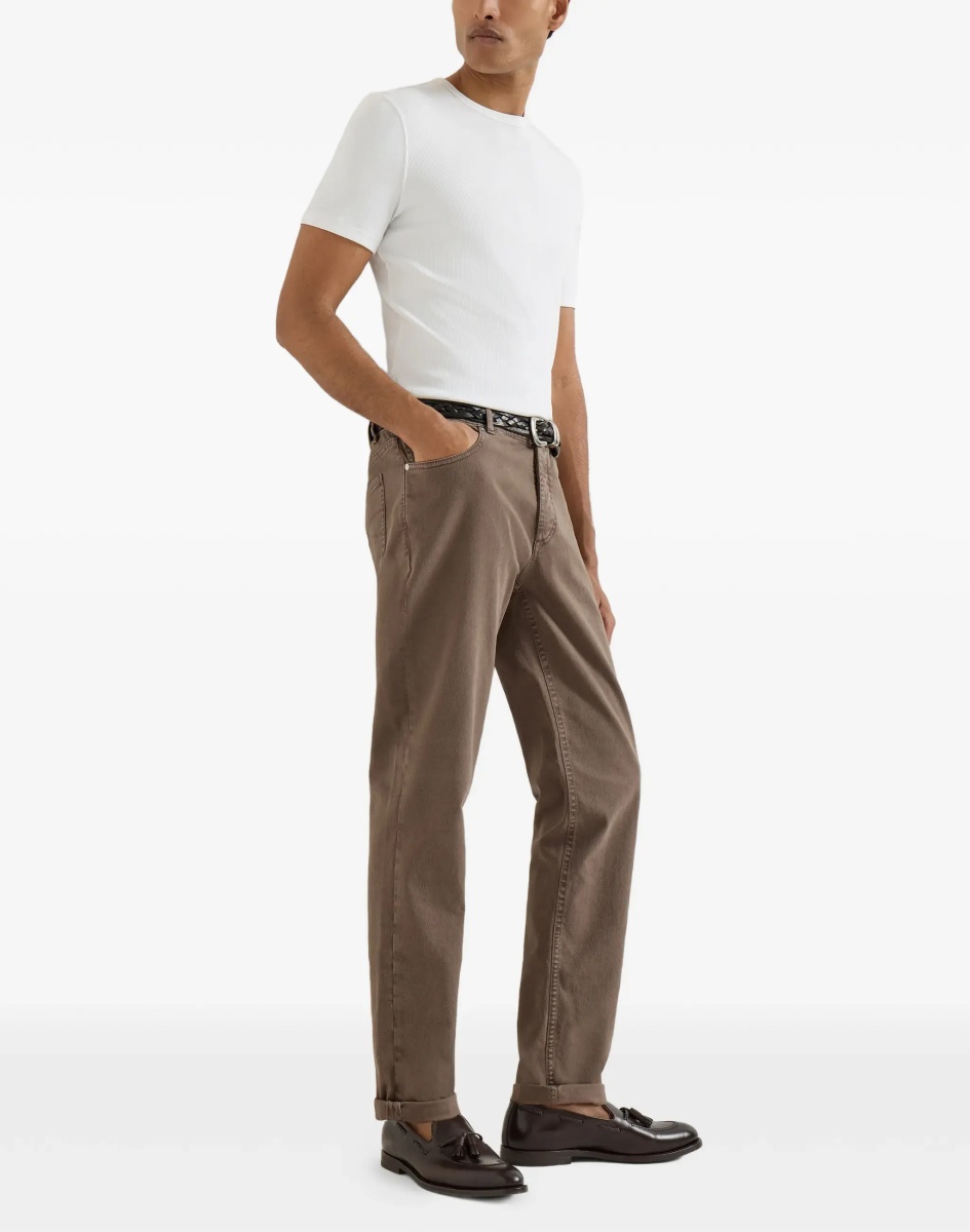 Pantaloni Jeans with turn-up hem - Img 3