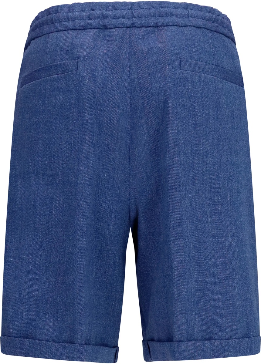 Pantaloni Linen and virgin wool chevron Bermuda Shorts - Img 2