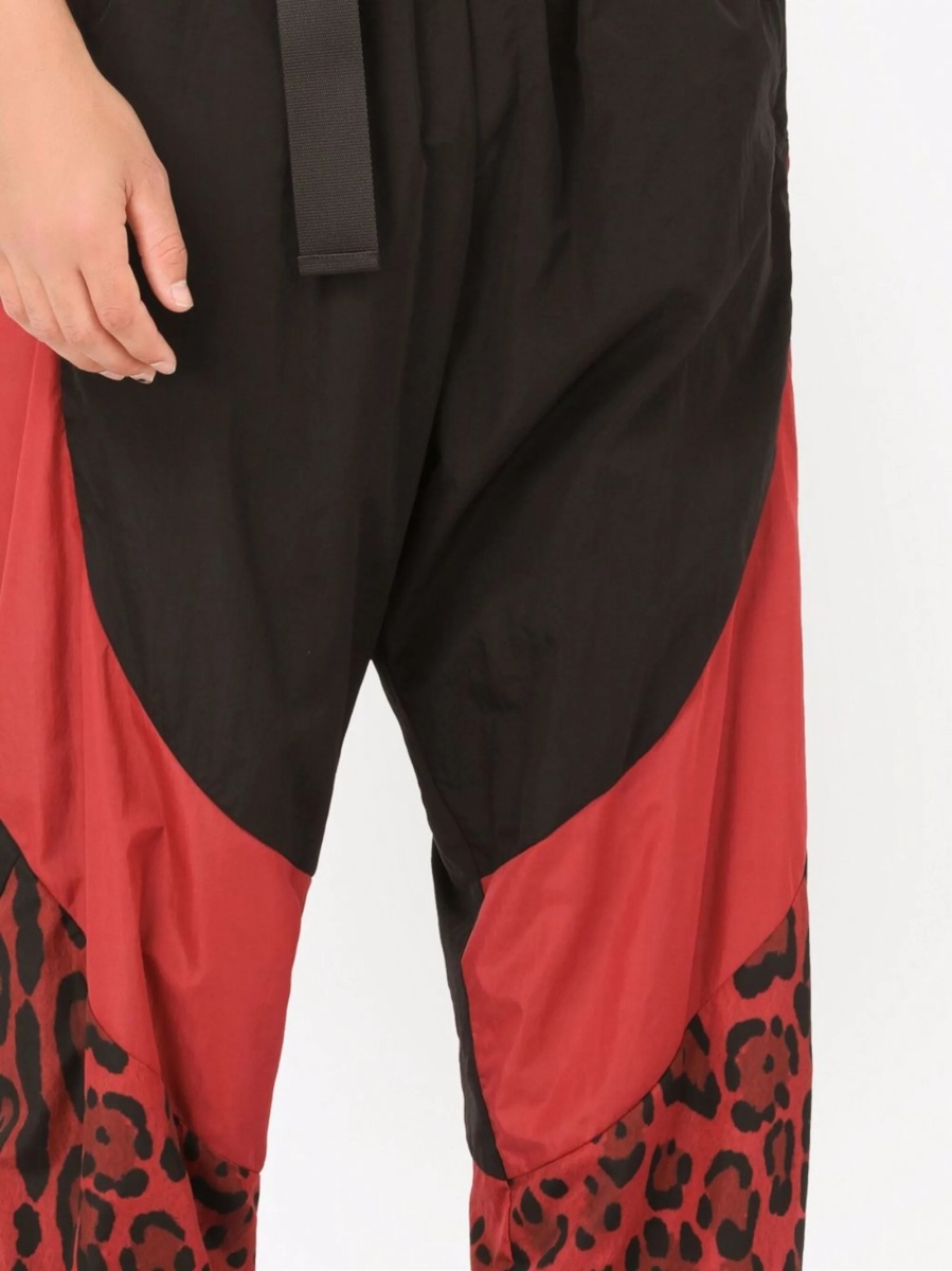 Pantaloni loose fit Dolce &amp; Gabbana Leopard negri - Img 5