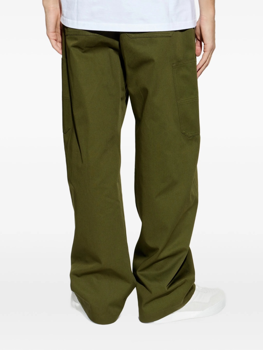 Pantaloni loose fit Givenchy verzi - Img 4