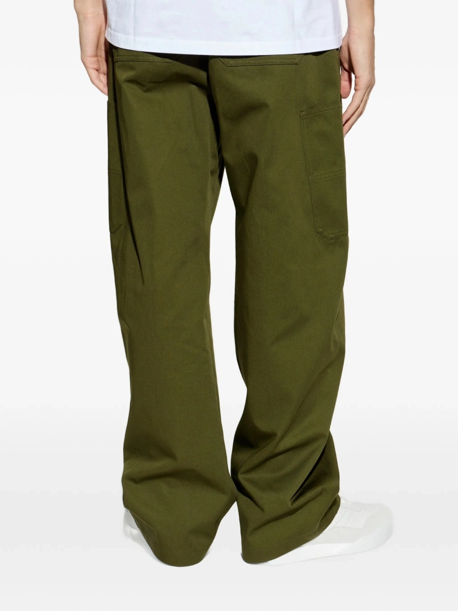 Pantaloni loose fit Givenchy verzi - Img 4