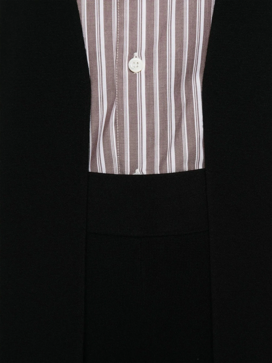 Pantaloni MaxMara Studio negri din vascoza - Img 7