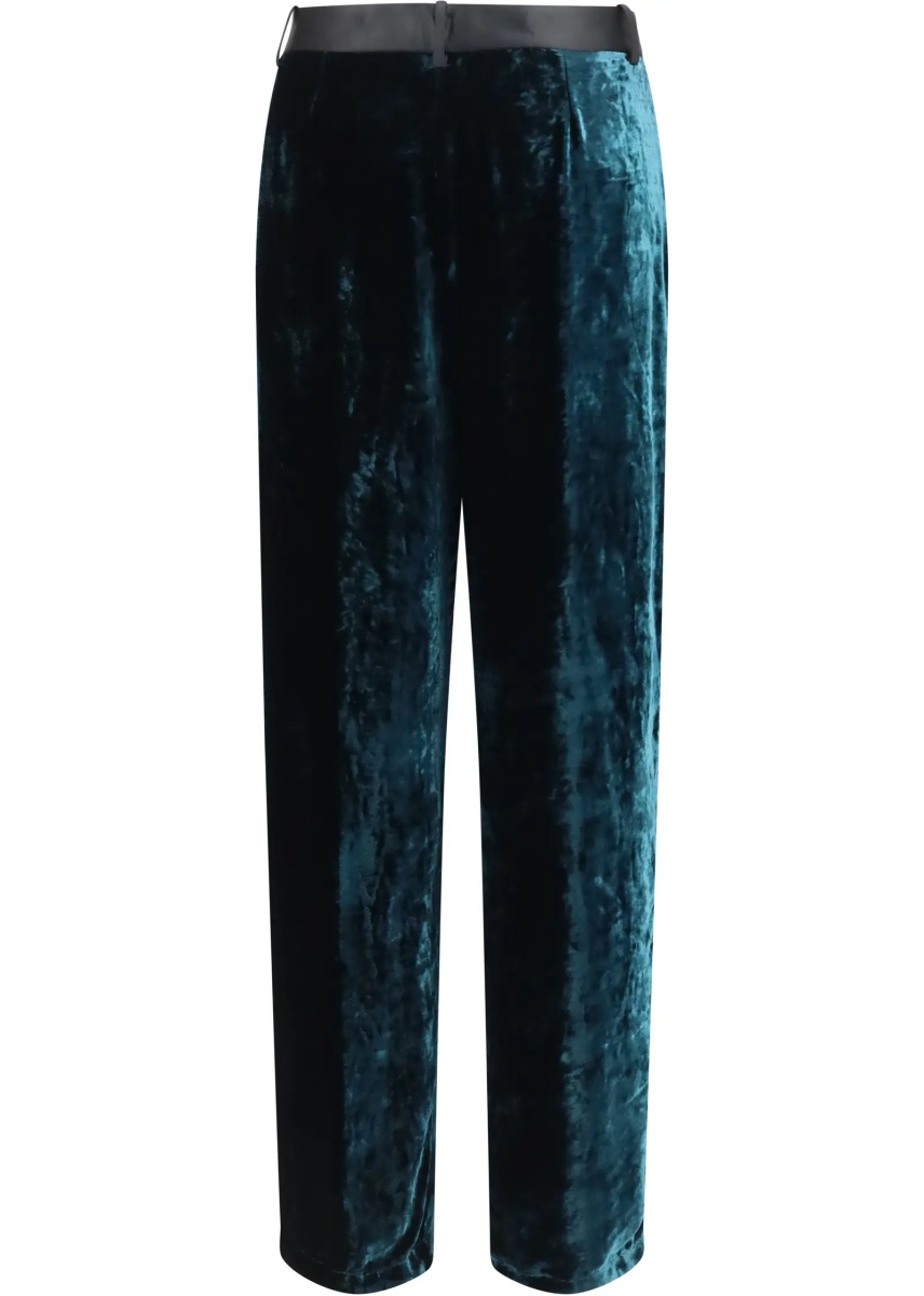 Pantaloni Moiré velvet tuxedo Pants - Img 2