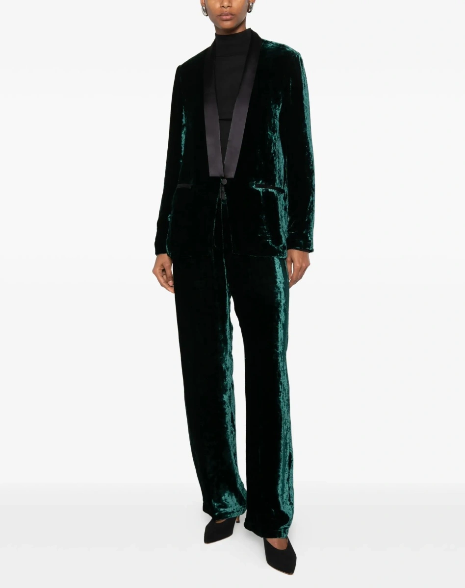 Pantaloni Moiré velvet tuxedo Pants - Img 5
