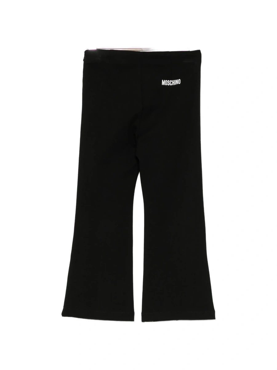 Pantaloni MoschinoS negri din bumbac - Img 4