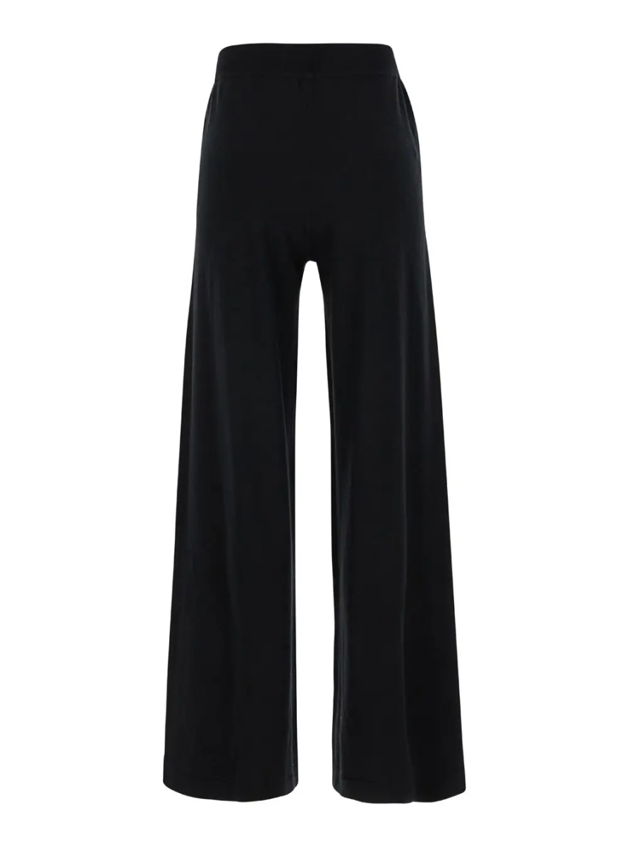 Pantaloni P.A.R.O.S.H. Black Relaxed Pants with Drawstring in Fabric Woman - Img 2