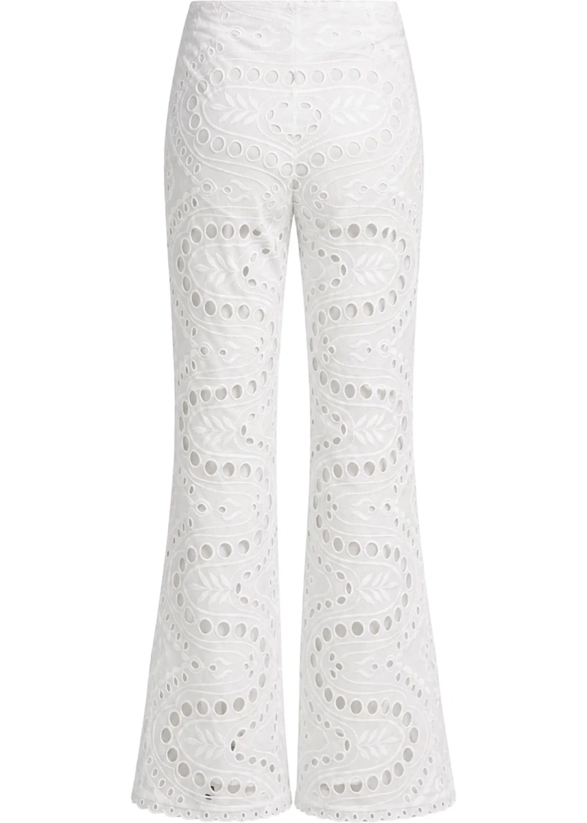 Pantaloni Pantalone "Stern" Con Motivo Traforato - Img 2