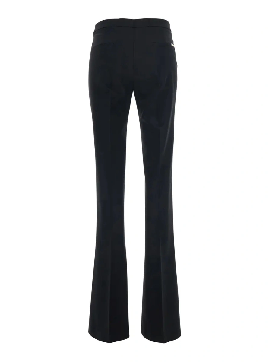 Pantaloni Pants in Tech Fabric with Elastane, Black, Women - Img 2