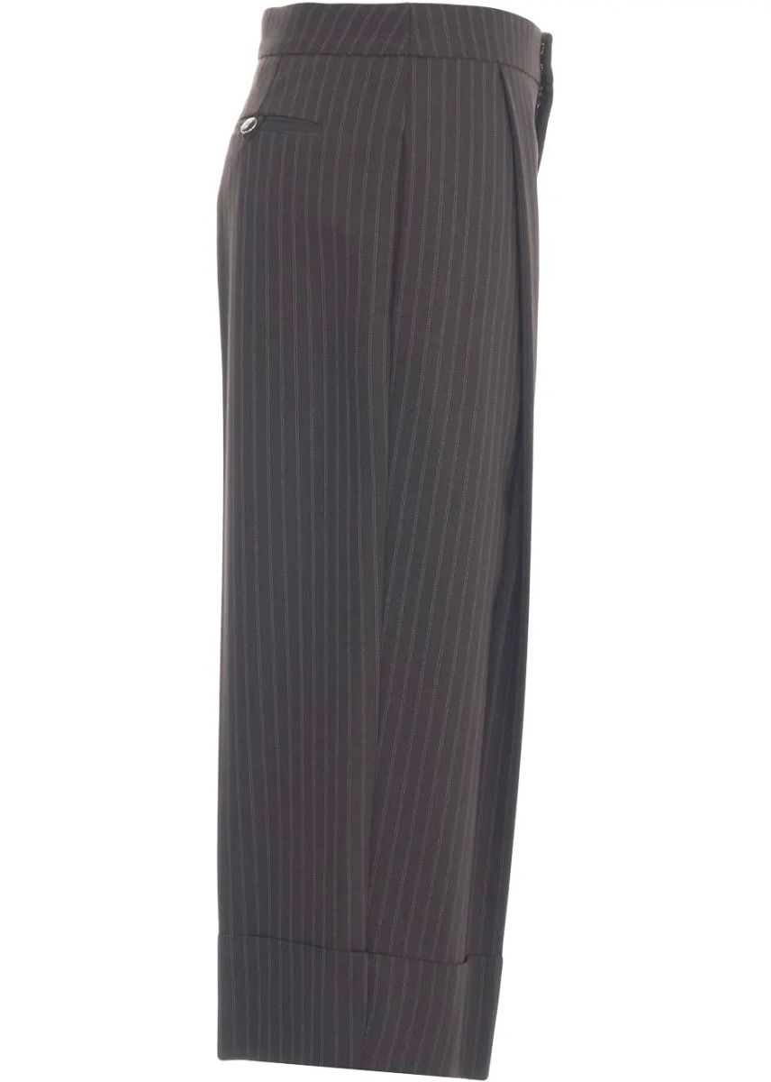 Pantaloni Pinstripe culotte - Img 4