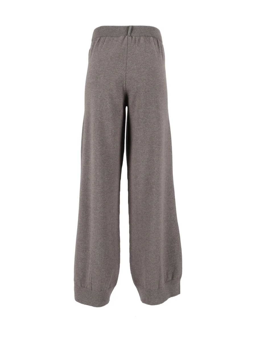 Pantaloni PLATINUM WIDE JOGGING TROUSERS WITH FILO DIAMANTE LOOP - Img 3