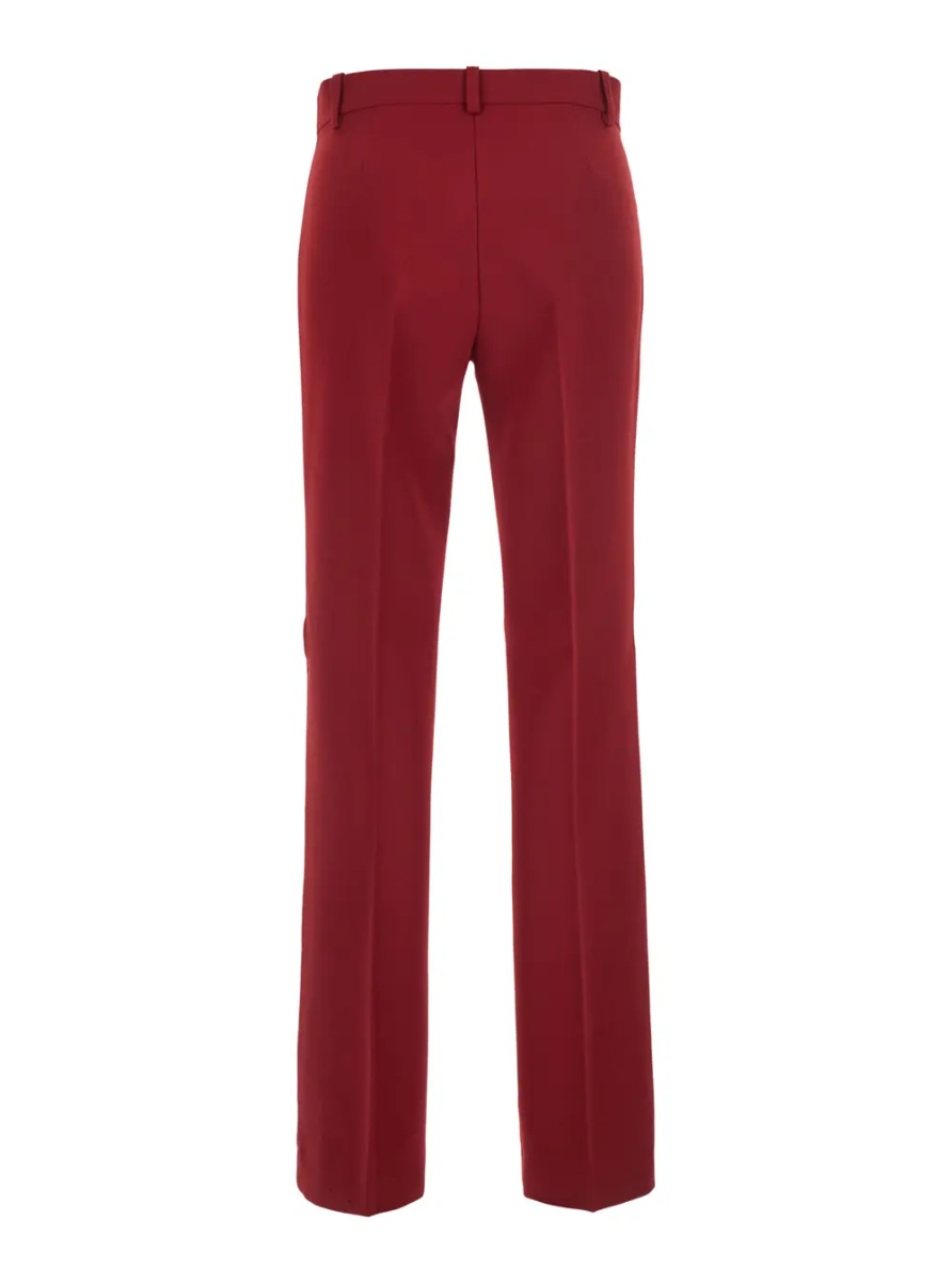 Pantaloni 'Protea' red Pants with belt loops in fabric for women - Img 2