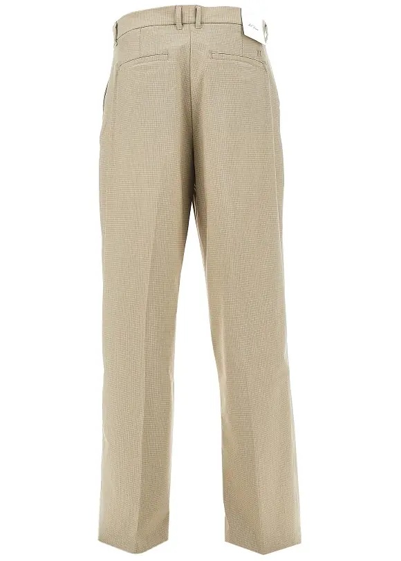 Pantaloni 'Reece' mini check viscose-blend pants - Img 3