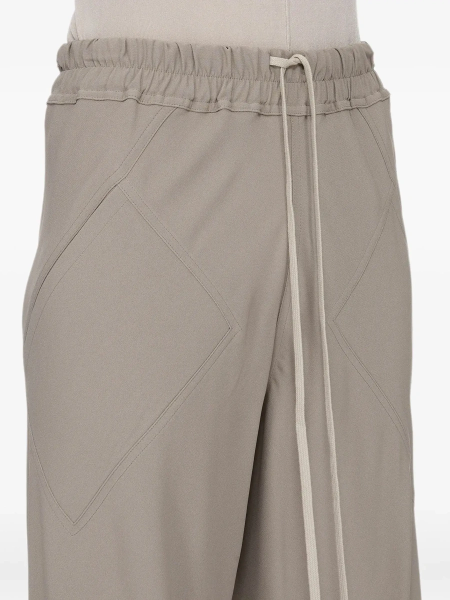 Pantaloni Rick Owens gri din vascoza - Img 7