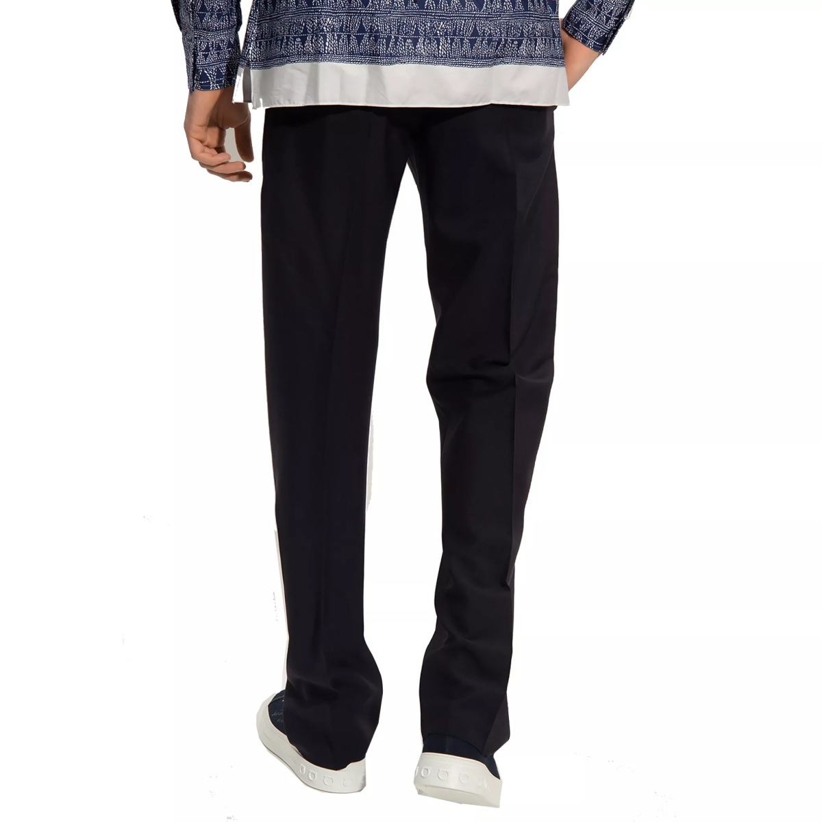 Pantaloni Salvatore Ferragamo Cotton And Silk Pants - Img 3
