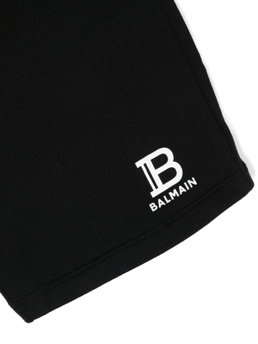 Pantaloni scurti Balmain negri - Img 3