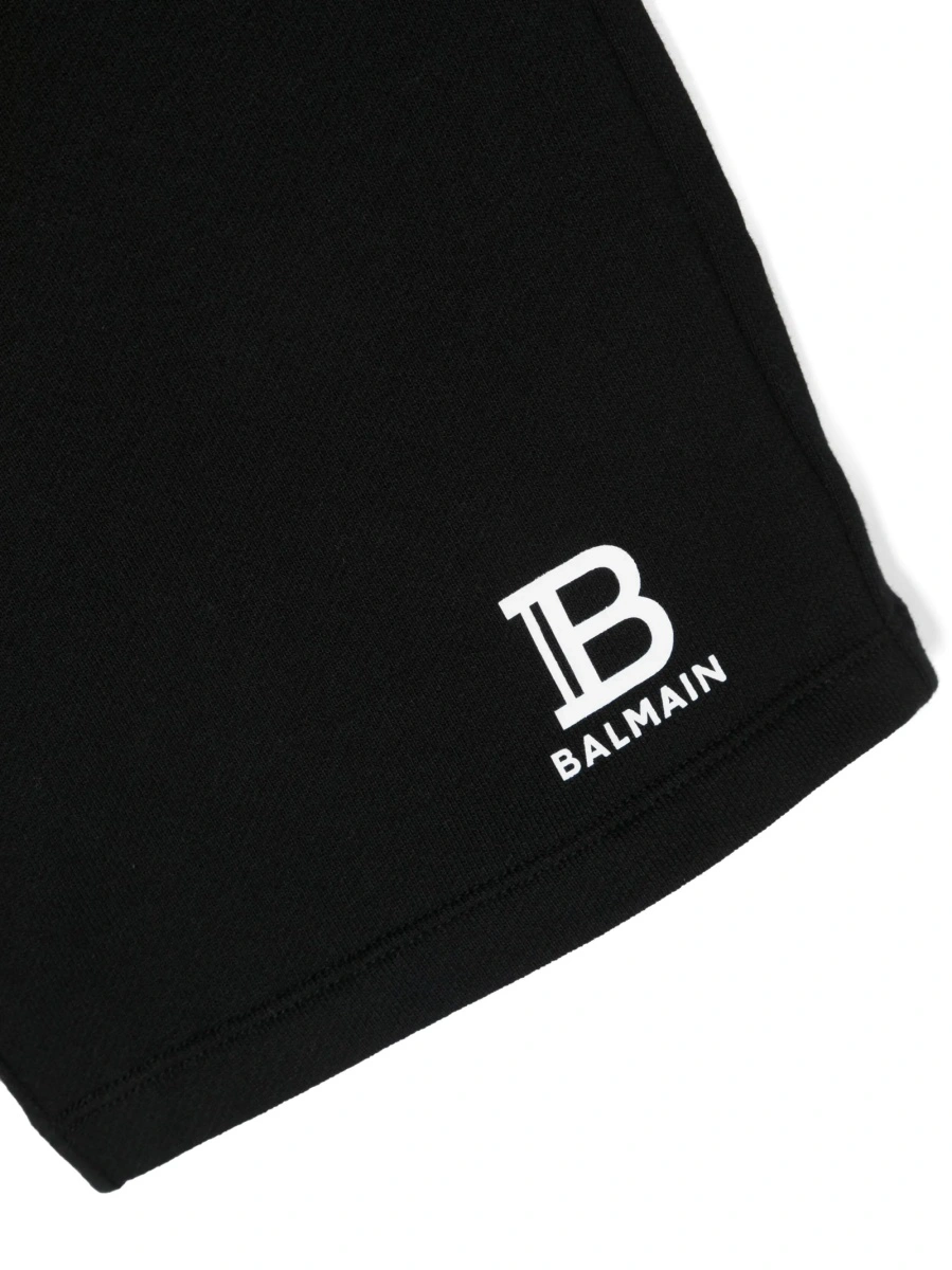 Pantaloni scurti Balmain negri - Img 3