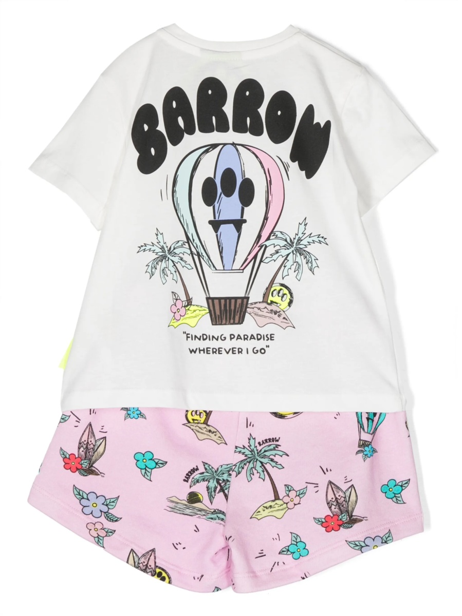 Pantaloni scurti BARROW albi - Img 2